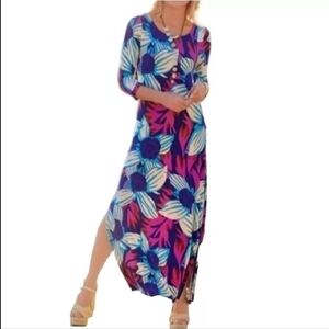 Soft Surroundings Serena floral maxi